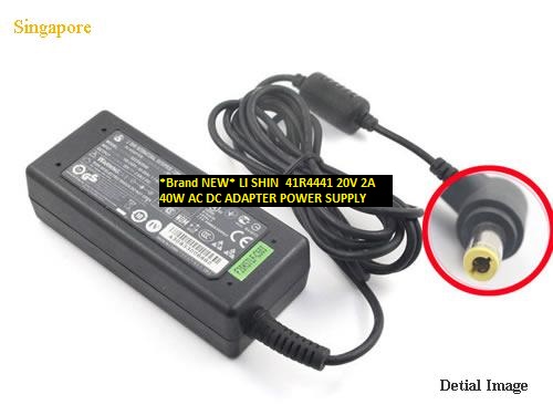 *Brand NEW* 40W AC DC ADAPTER LI SHIN 20V 2A 41R4441 POWER SUPPLY